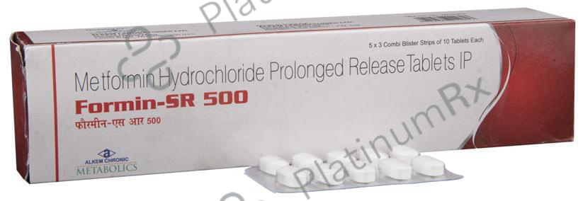 Formin-SR 500 Tablet 10 Tablet SR