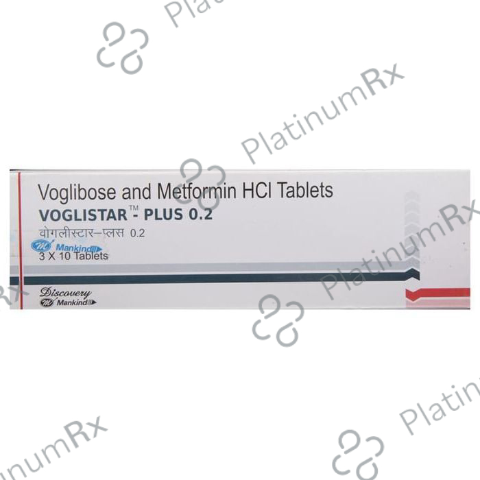 Voglistar-Plus 0.2 Tablet 10 Tablet