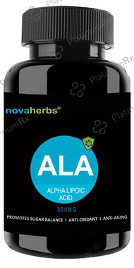 Novaherbs ALA Alpha Lipoic Acid 300mg Veg Capsule