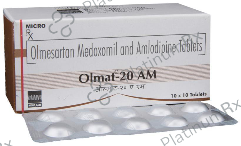 Olmat 20 AM Tablet 10 Tablet
