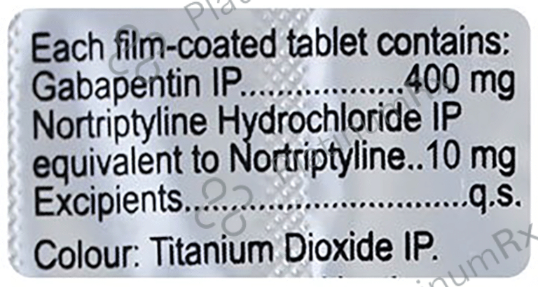 Pentanerv NT 400/10mg Tablet 15s