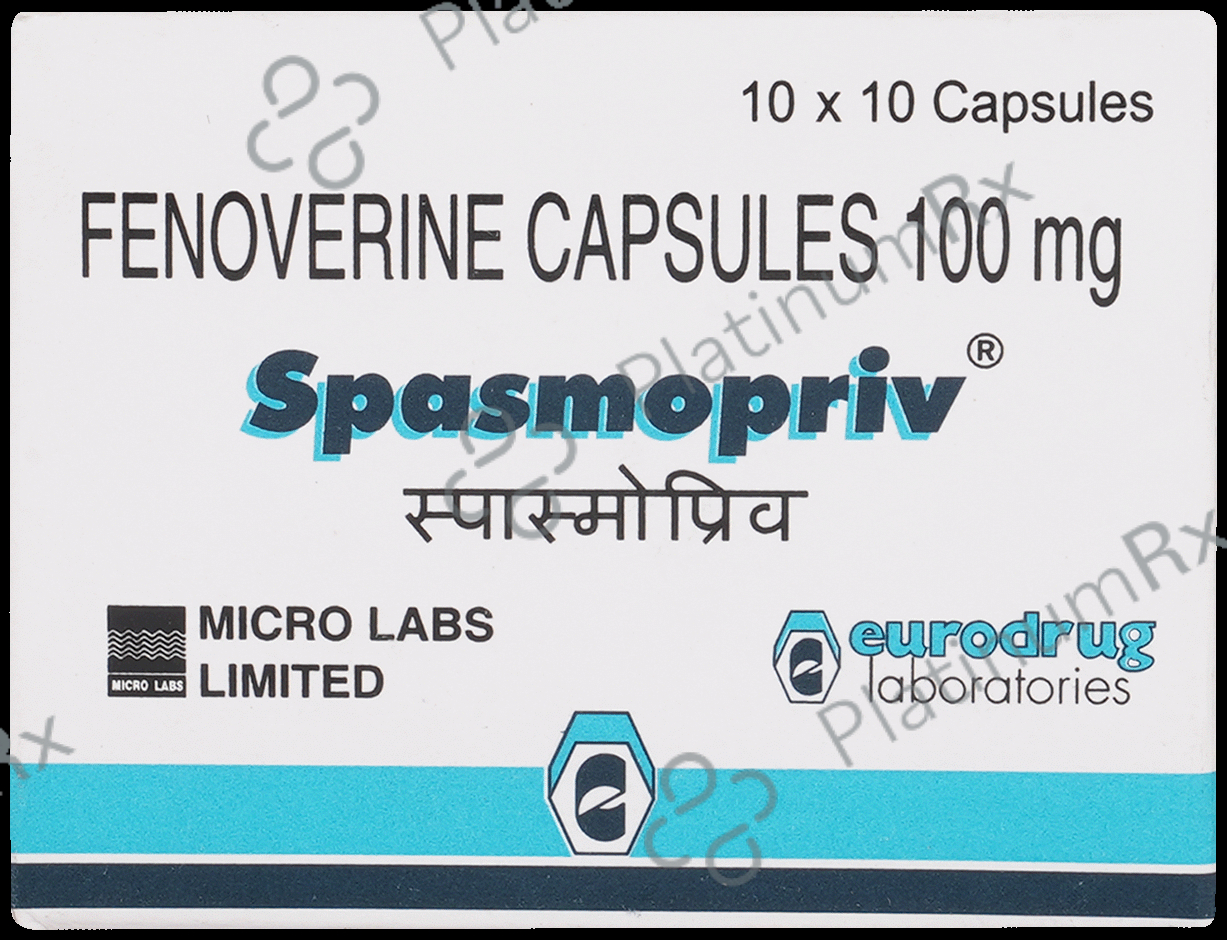 Spasmopriv 100mg Capsule 10s