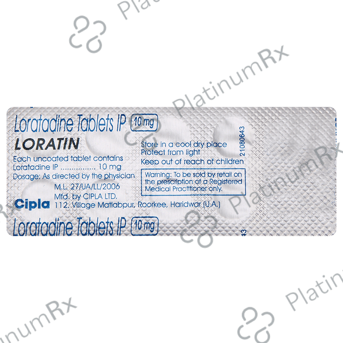Loratin 10mg Tablet 10s
