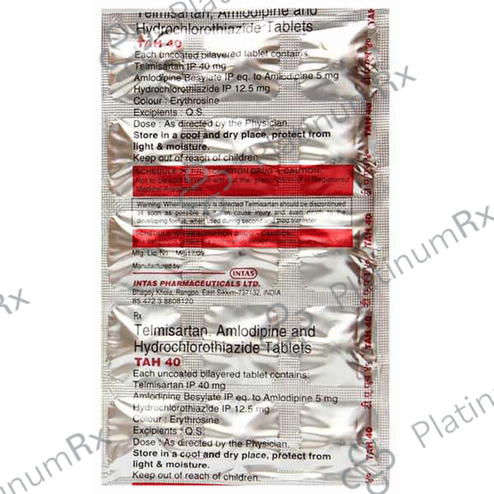 Tah 40/5/12.5mg Tablet 15s