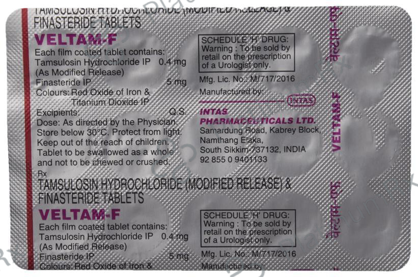 Veltam F 0.4/5mg Tablet MR 15s