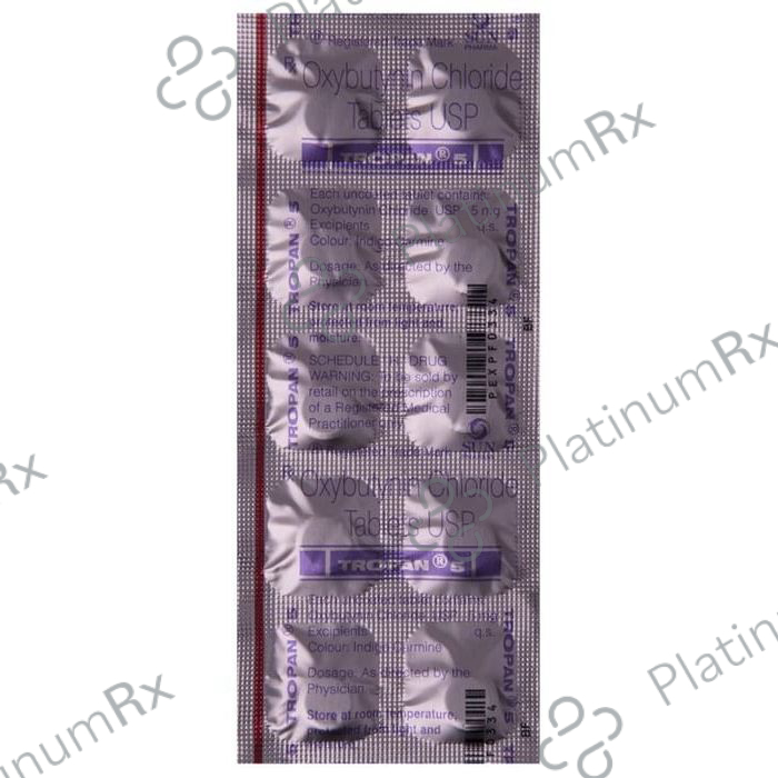 Tropan 5mg Tablet 10s