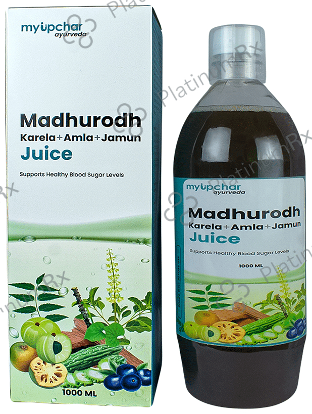 Myupchar Ayurveda Madhurodh Karela Jamun Amla Juice