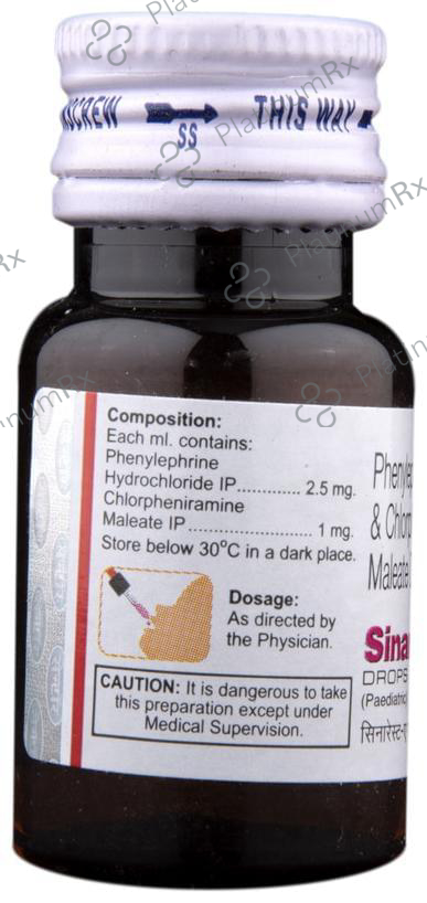 Sinarest AF Paediatric 1/2.5mg Oral Drops 15ml