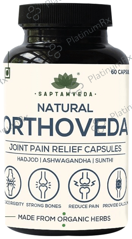 Saptamveda Natural Orthoveda Capsule (60 Each) 2 bottles
