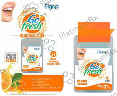Filgap Go Fresh Mouth Dissolving Strip Orange