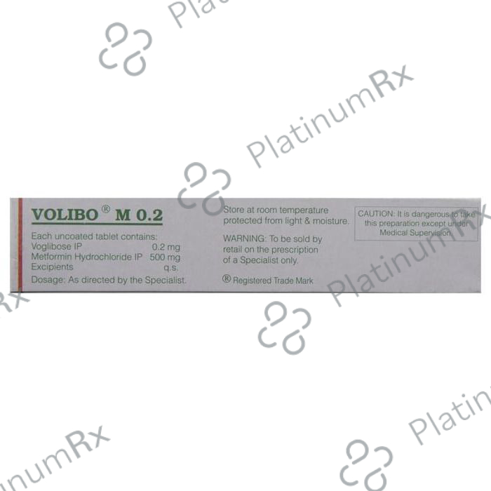 Volibo M 500/0.2mg Tablet 10s