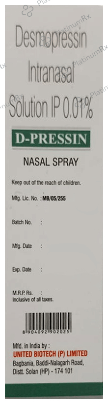 Dpressin Nasal Spray
