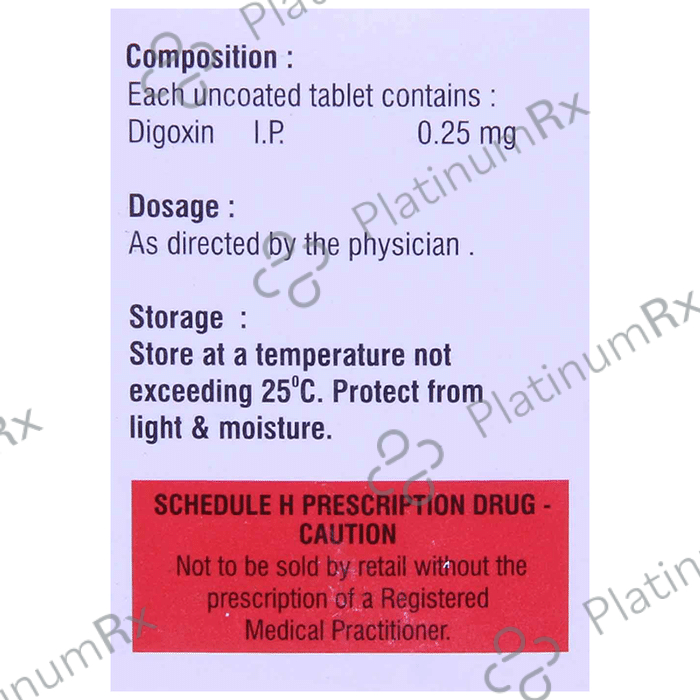 Dixin 0.25mg Tablet 10s