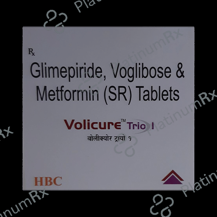 Volicure Trio 1 mg/500 mg/0.2 mg Tablet