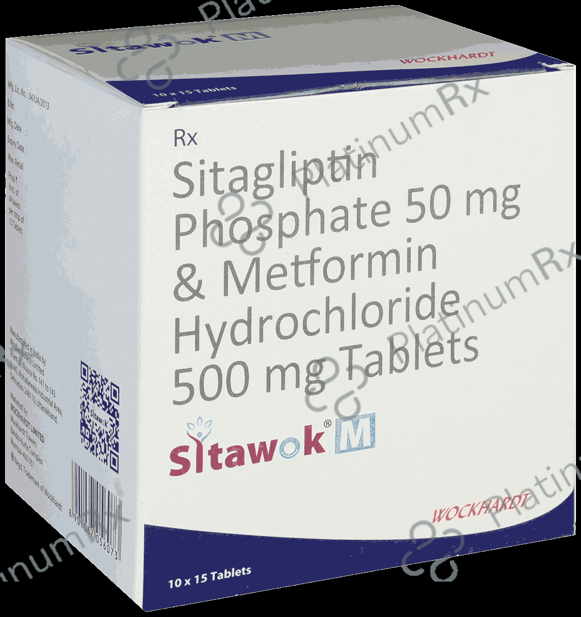Sitawok M 500 500/50mg Tablet 15s