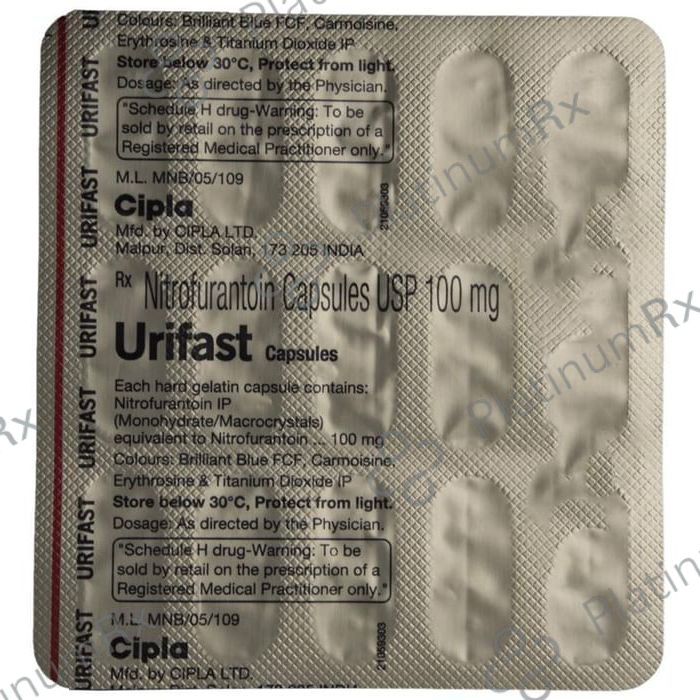 Urifast 100mg Capsule 15s