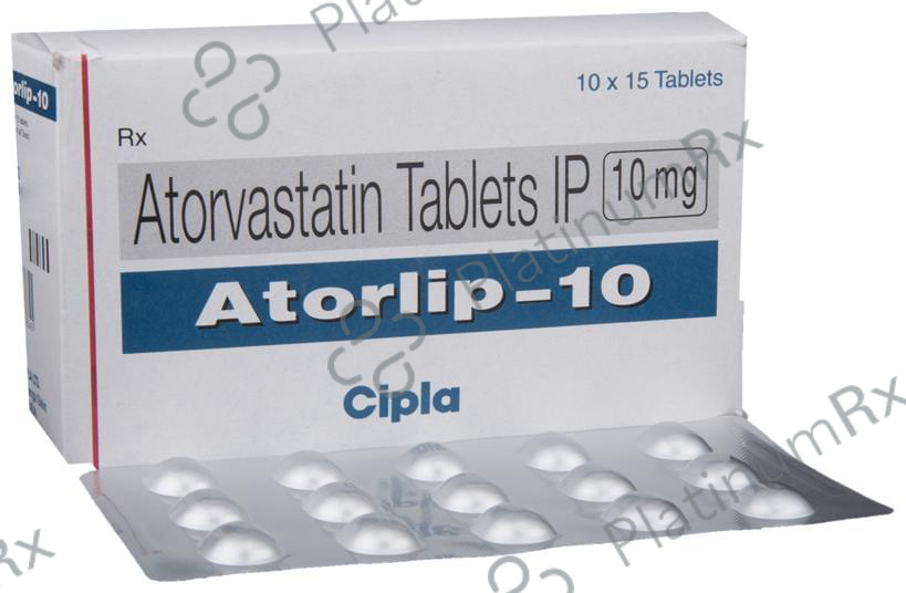 Atorlip 10mg Tablet 15s