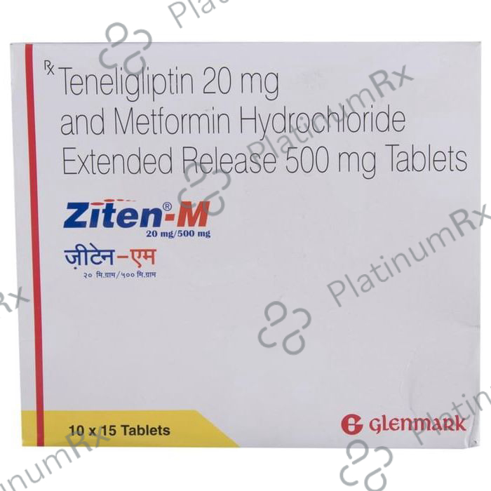Ziten M 500/20mg Tablet ER 15s