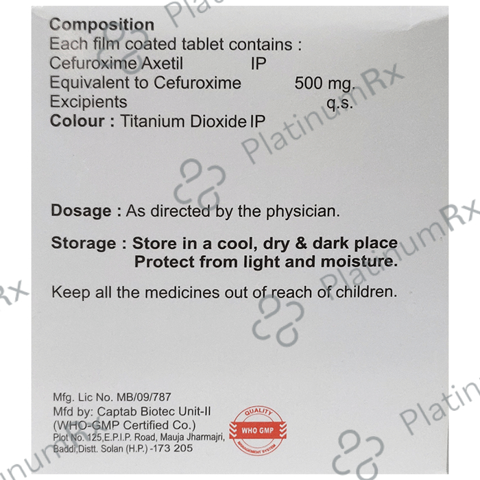Sefta 500 Tablet