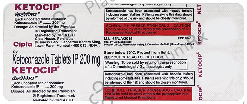 Ketocip 200mg Tablet 10s