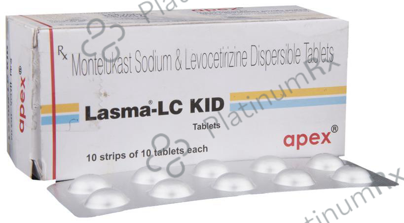 Lasma LC Kid 2.5/4mg Tablet 10s