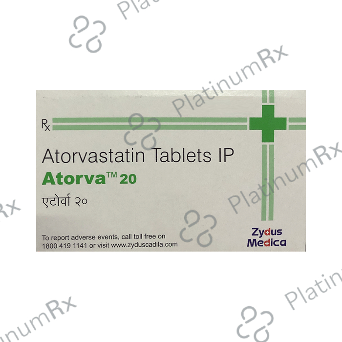 Atorva 20mg Tablet 15s