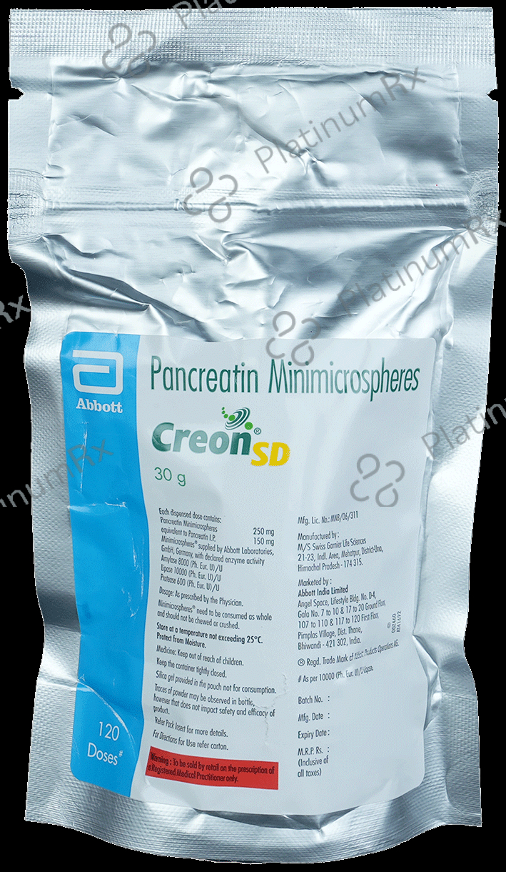 Creon SD 150mg Granules 30gm