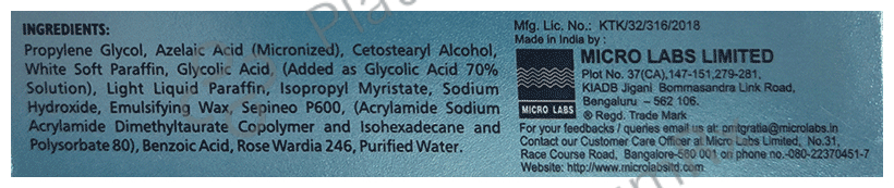 Aziderm Plus Cream 15gm