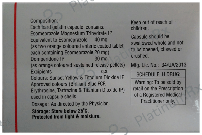 Lupisoz D 30/40mg Capsule SR 10s