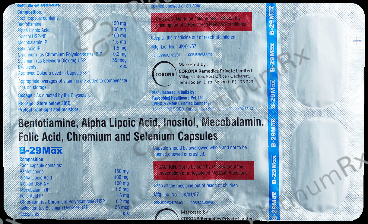 B 29Max Capsule 10 capsules