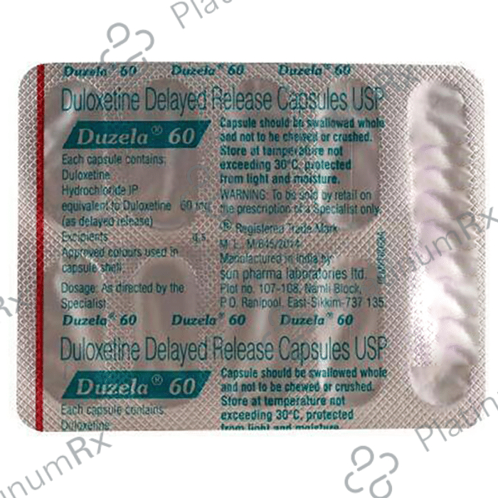 Duzela 60mg Capsule DR 10s