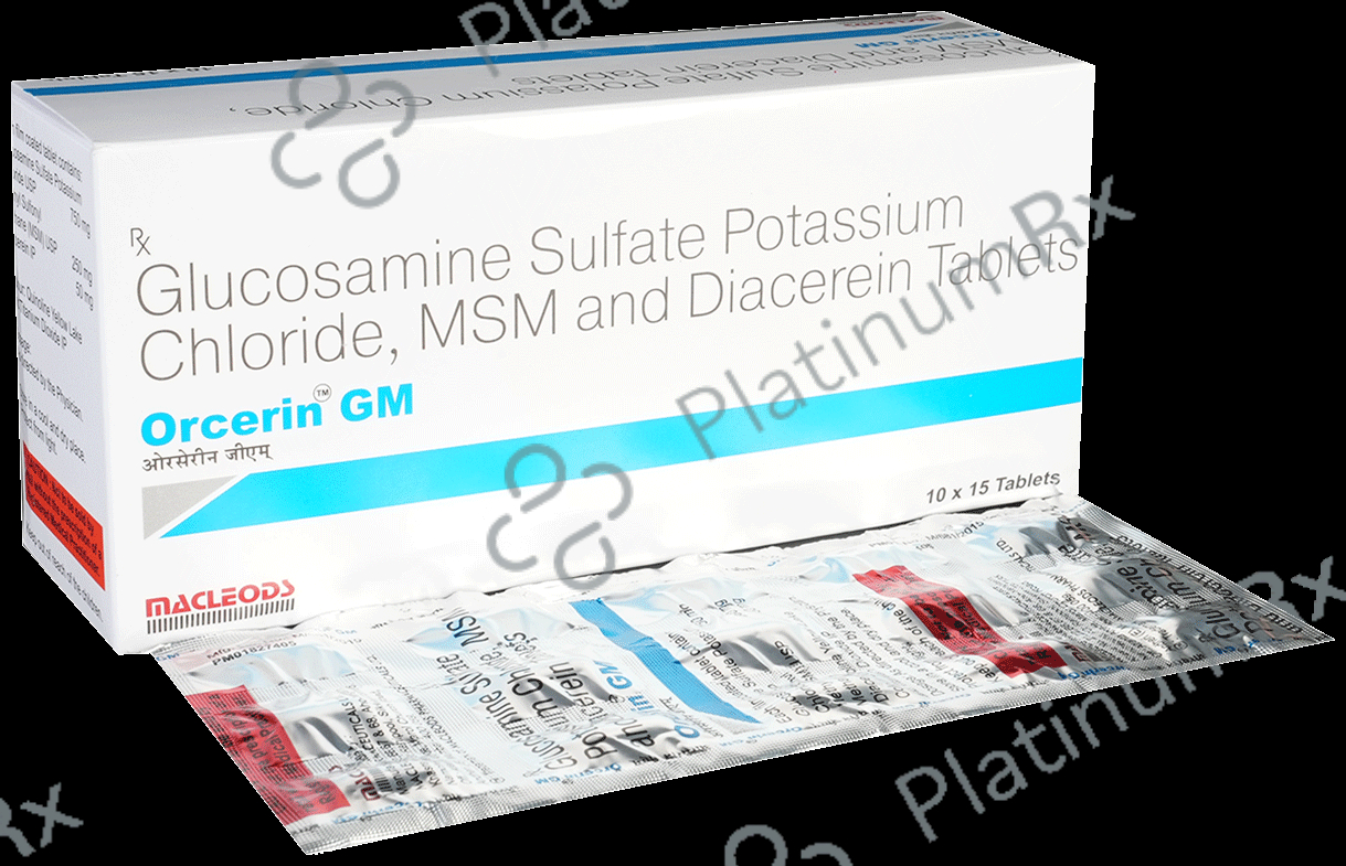Orcerin GM 50/750/250mg Tablet 15s