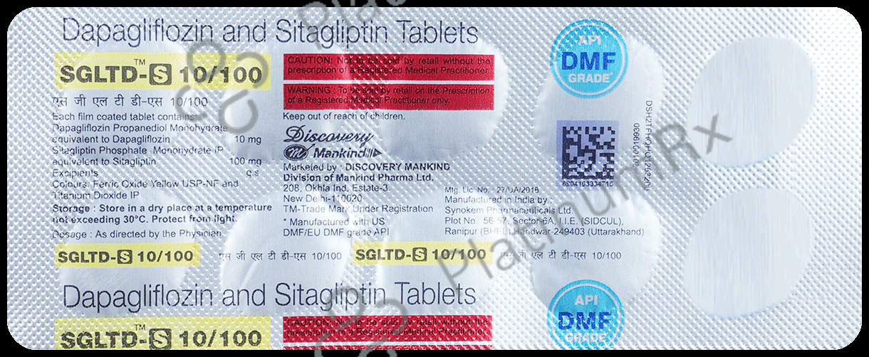 Sgltd S 10/100mg Tablet 10s