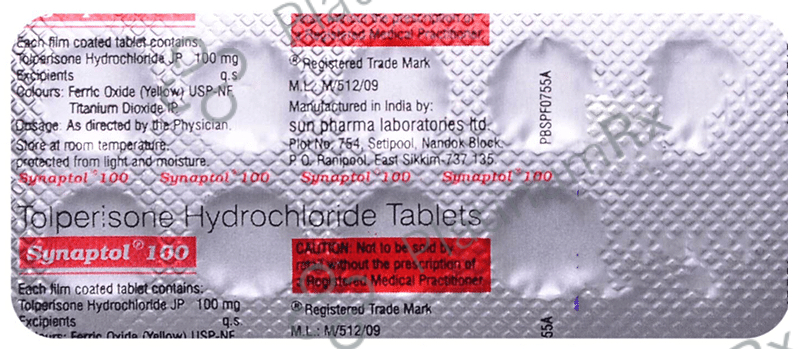 Synaptol 100mg Tablet 10s