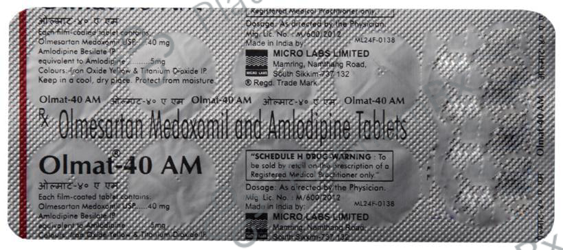 Olmat 40 AM Tablet 10 Tablet