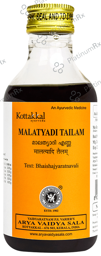 Kottakkal Ayurveda Malatyadi Tailam