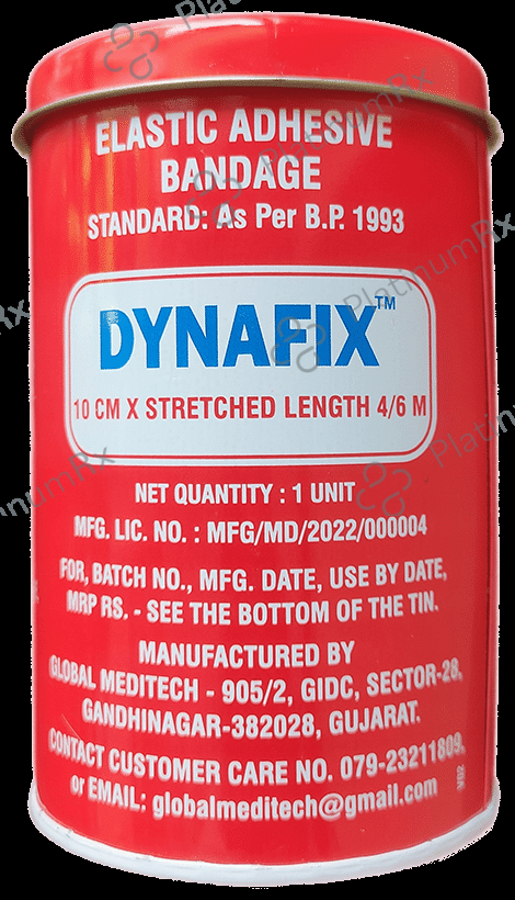 Dynafix Elastic Adhesive Bandage B.P 10cm x 4.5m 1 Pack