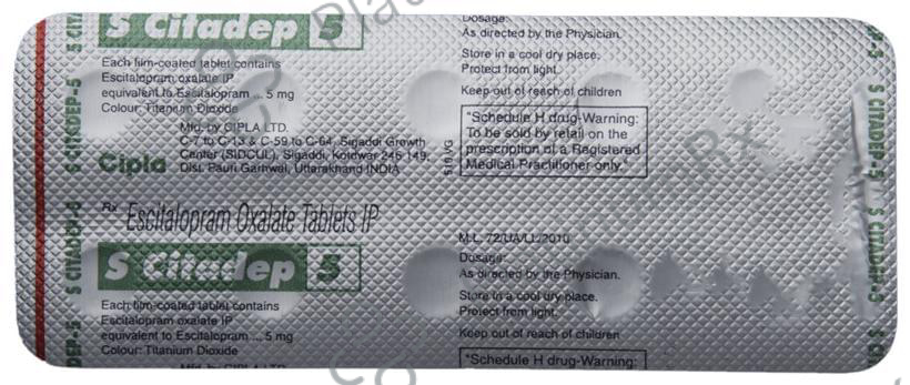 S Citadep 5mg Tablet 10s
