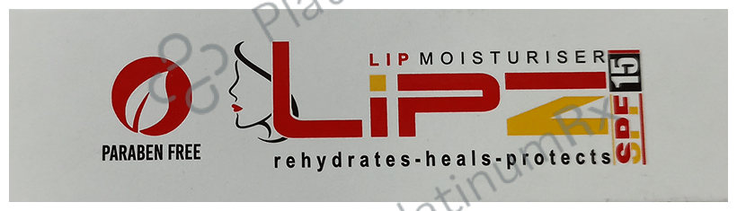 Lipz Lip Moisturiser Paraben Free and SPF 15