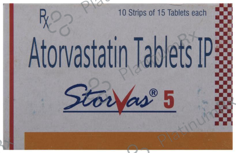 Storvas 5mg Tablet 15s