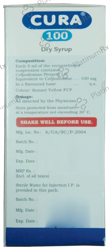 Cura 100 Dry Syrup