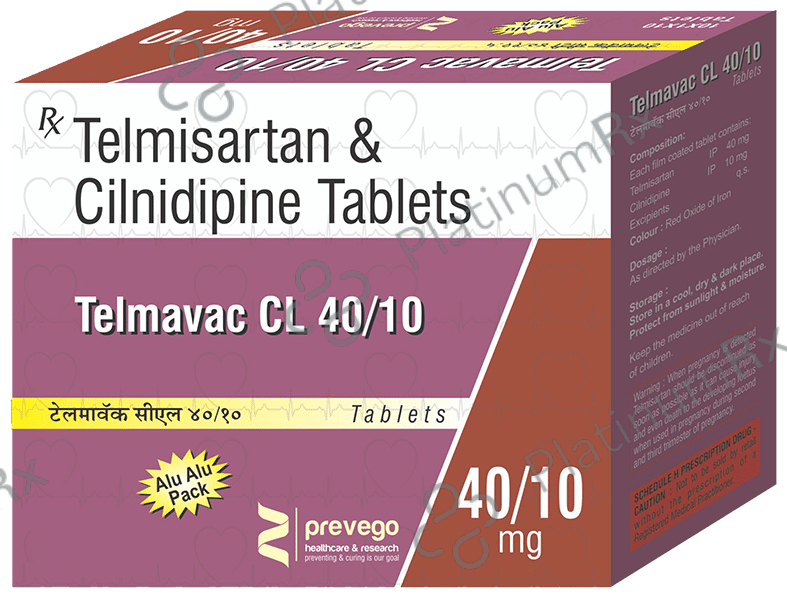 Telmavac CL 40/10 Tablet