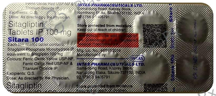 Sitara 100mg Tablet 10s