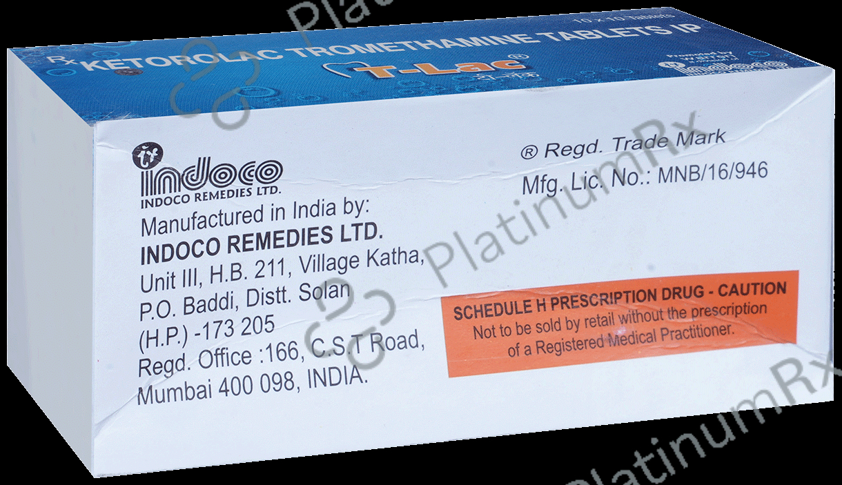 T Lac 10mg Tablet 10s