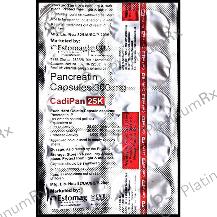 Cadipan 25K Capsule