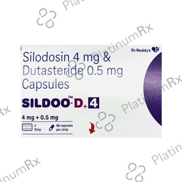 Sildoo D Plus 4/0.5mg Capsule 10s