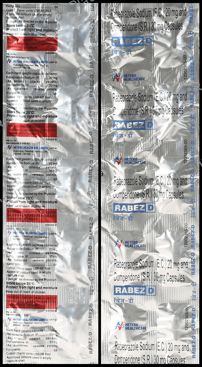 Rabez D 30 mg/20 mg Capsule