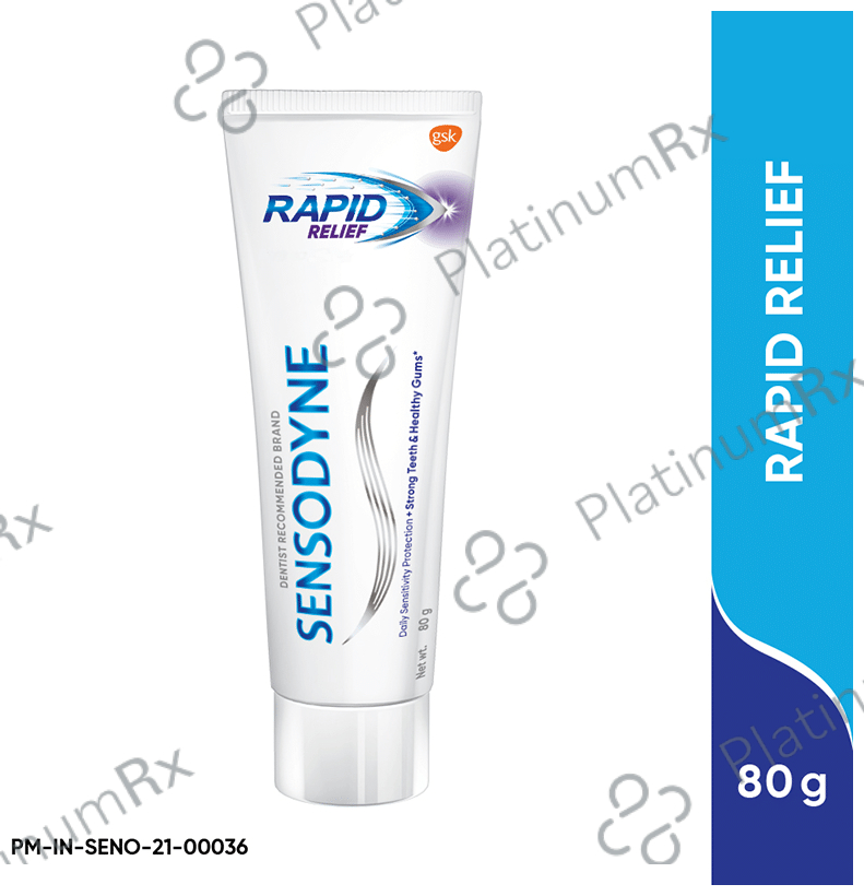 Sensodyne Rapid Relief Sensitive Toothpaste 80gm