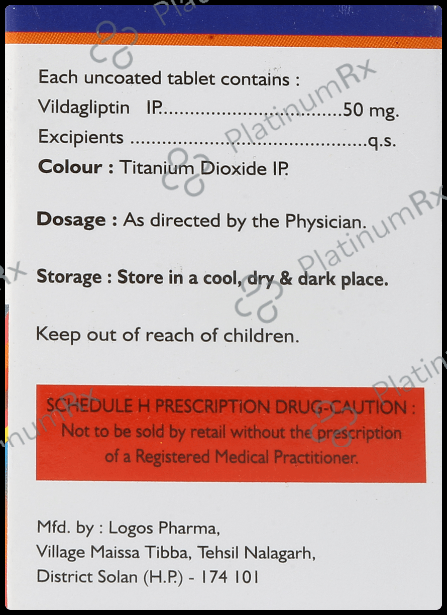 Vildact 50mg Tablet 15s