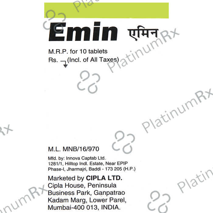 Emin 25mg Tablet